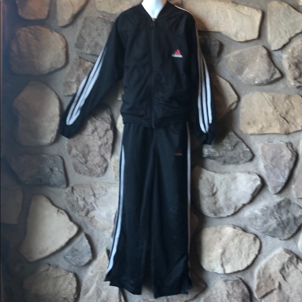 Adidas kids track jacket & pants 2pc set s  youth
